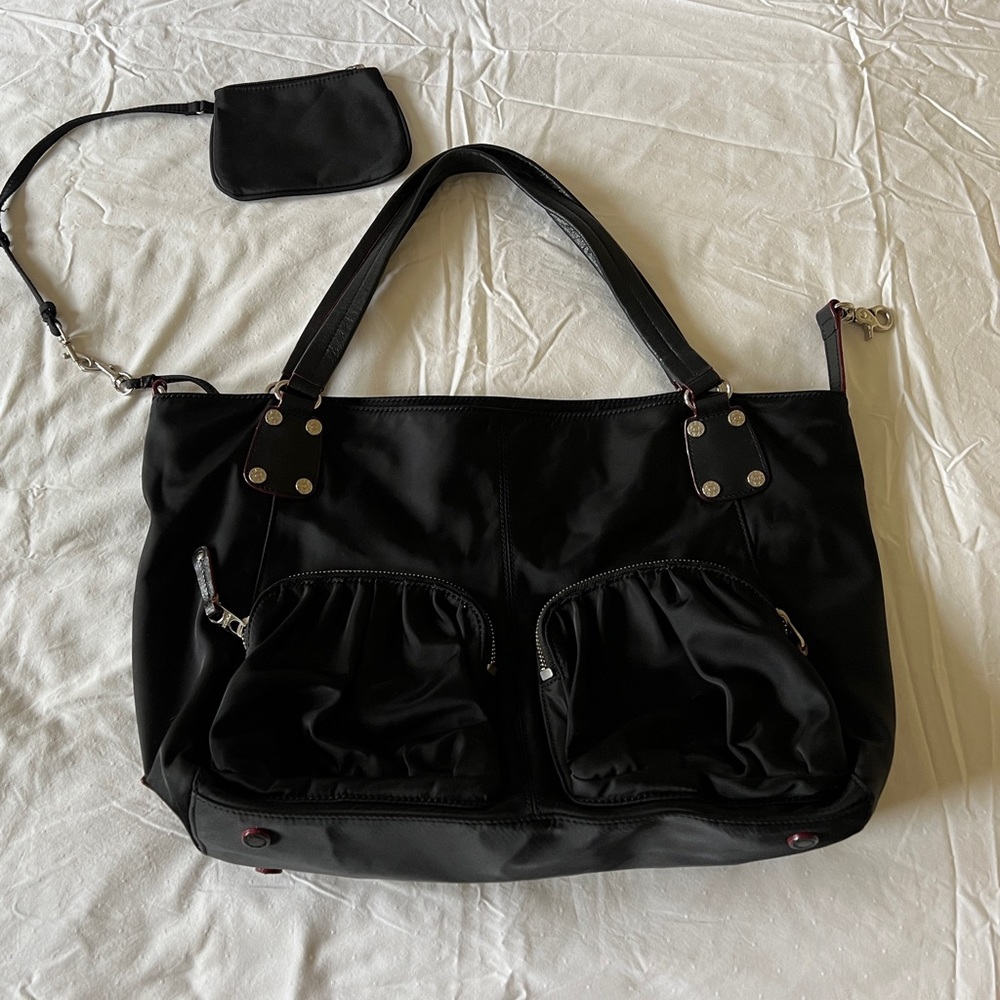 MZ Wallace Black Emma Bedford Bag
